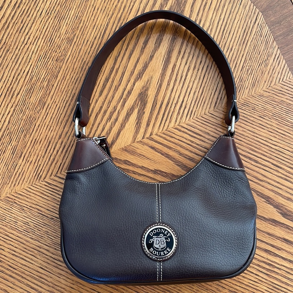 Dooney & Bourke Dark Brown Leather Bag